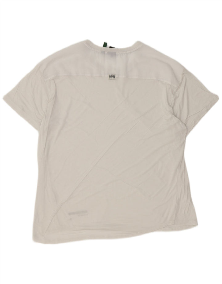 G-Star - Camiseta para hombre, talla grande, color blanco