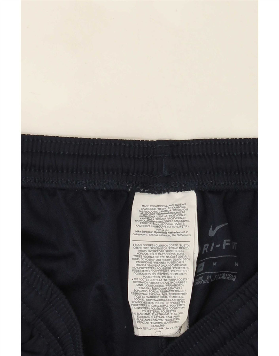 Pantalón De Chándal Nike Dri Fit Para Hombre Poliéster Azul Marino Medio