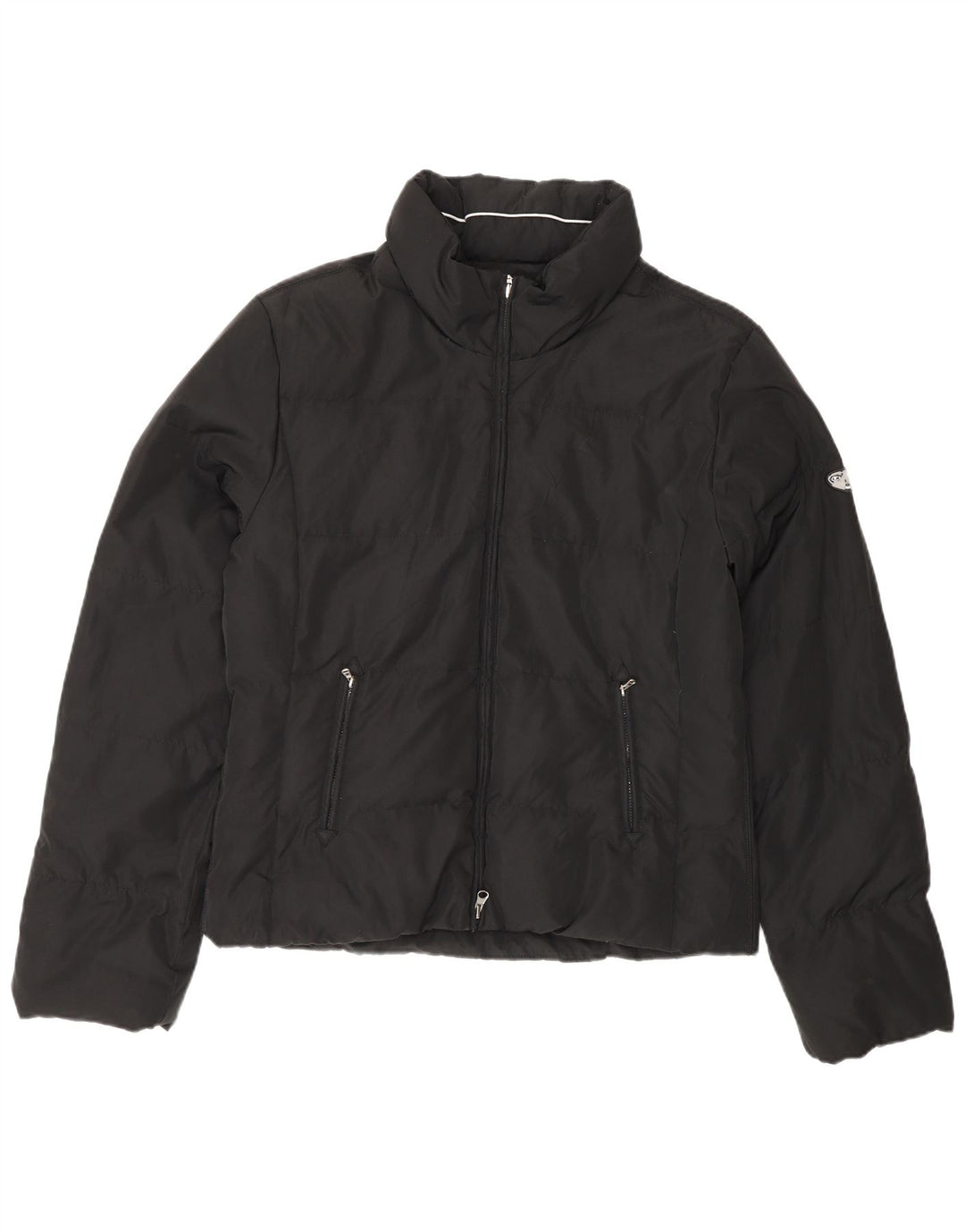 Champion Chaqueta Acolchada Para Mujer UK 46 Grande Poliéster Negro