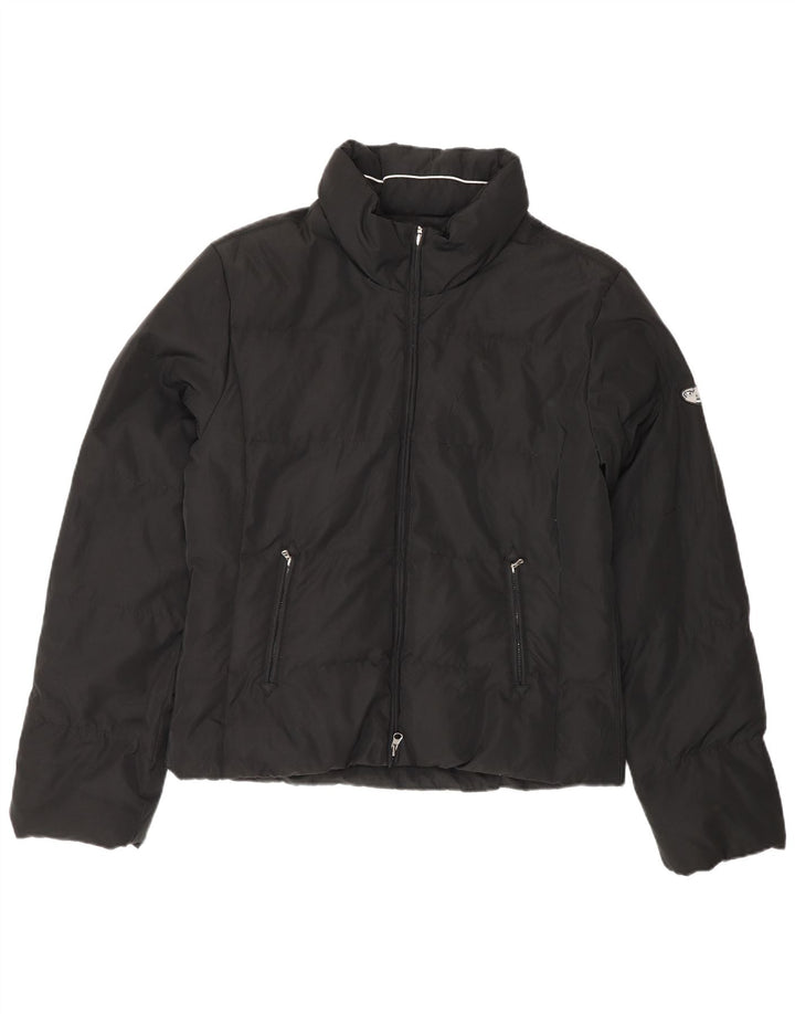 Champion Chaqueta Acolchada Para Mujer UK 46 Grande Poliéster Negro