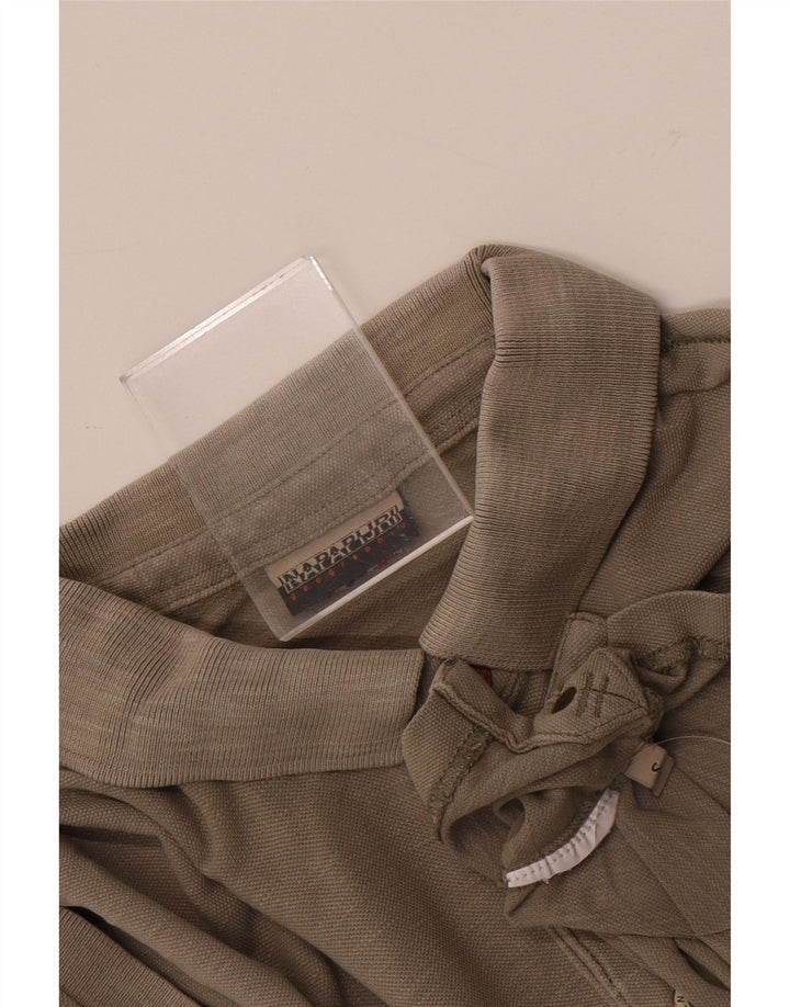 Napapijri Polo Hombre Pequeño Gris