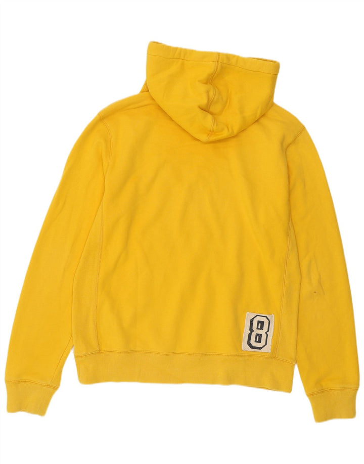 TOMMY HILFIGER Jersey con capucha y corte entallado para hombre, talla grande, algodón amarillo