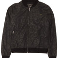 Superdry Chaqueta de chándal para mujer, talla 40, talla mediana, color negro camuflaje
