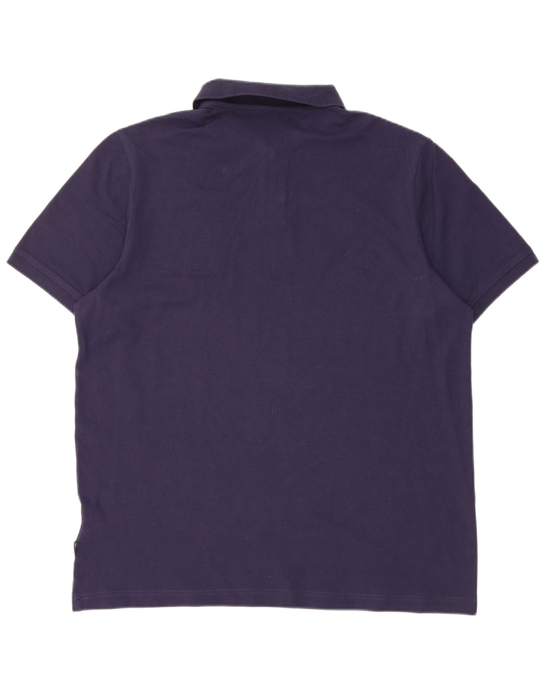 Puma Polo para hombre grande de algodón azul marino