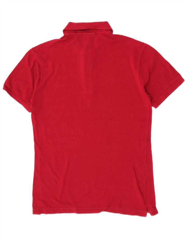 Lacoste Polo Slim Fit para hombre talla 4 mediano algodón rojo
