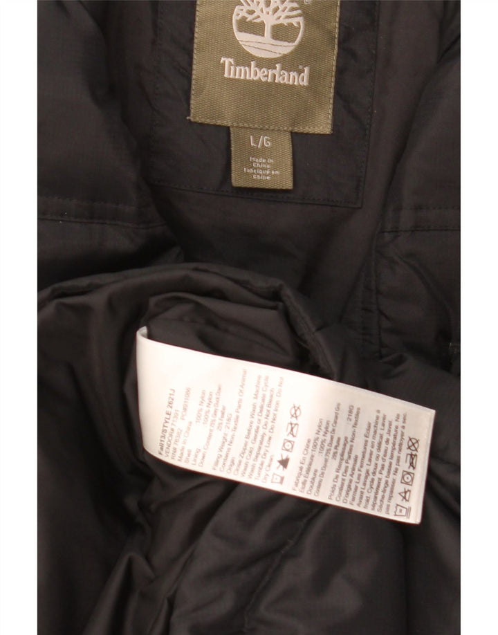 Timberland Chaqueta acolchada para hombre UK 40 Large Nylon negro