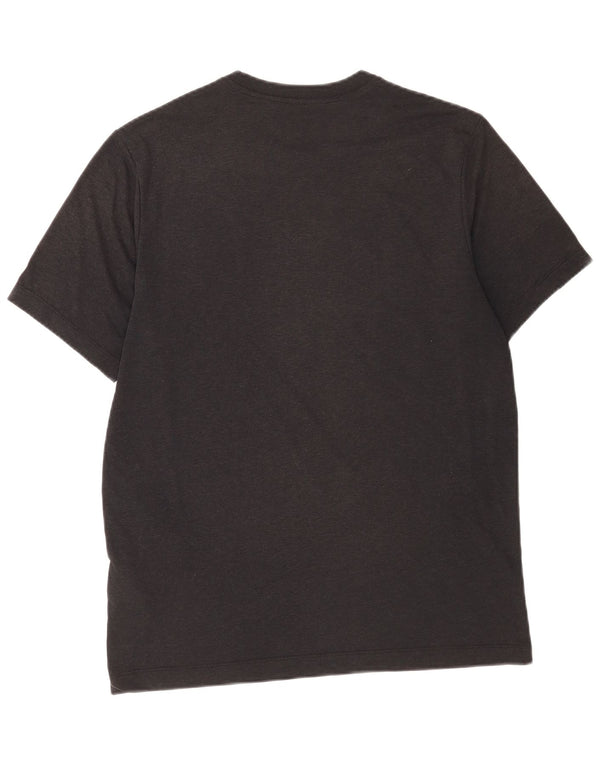 Nike Camiseta Dri Fit Graphic para Hombre Top Mediano Negro Poliéster