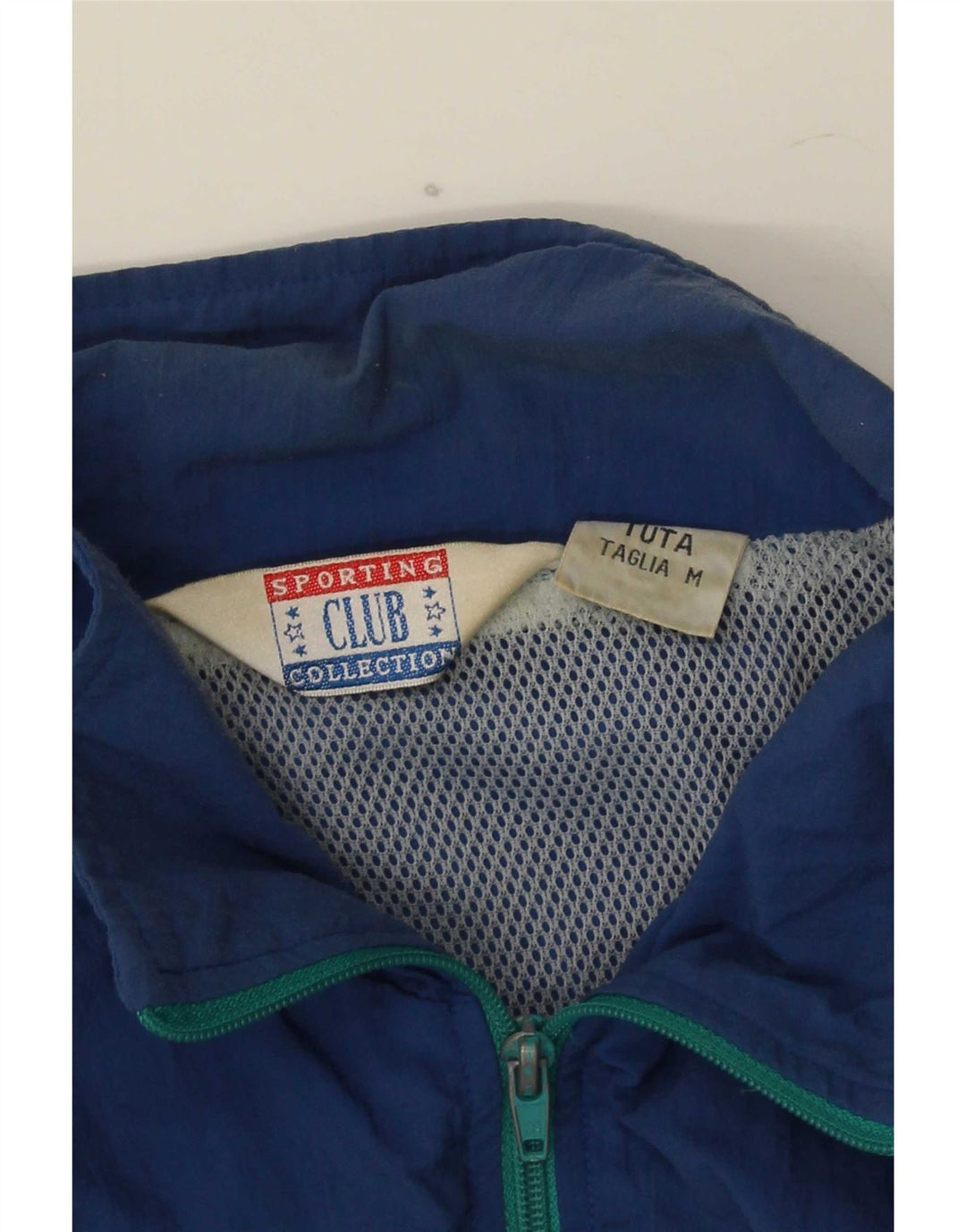 Club Hombre Chaqueta De Chándal De Corte Holgado Con Diseño Color Block En Azul Medio