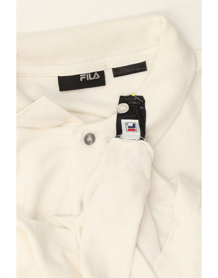 Polo Fila Hombre Algodón Blanco Mediano