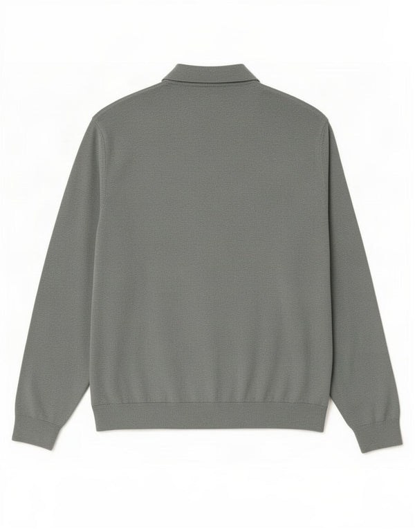 Marks & Spencer Jersey con cuello tipo polo para hombre XL Algodón verde