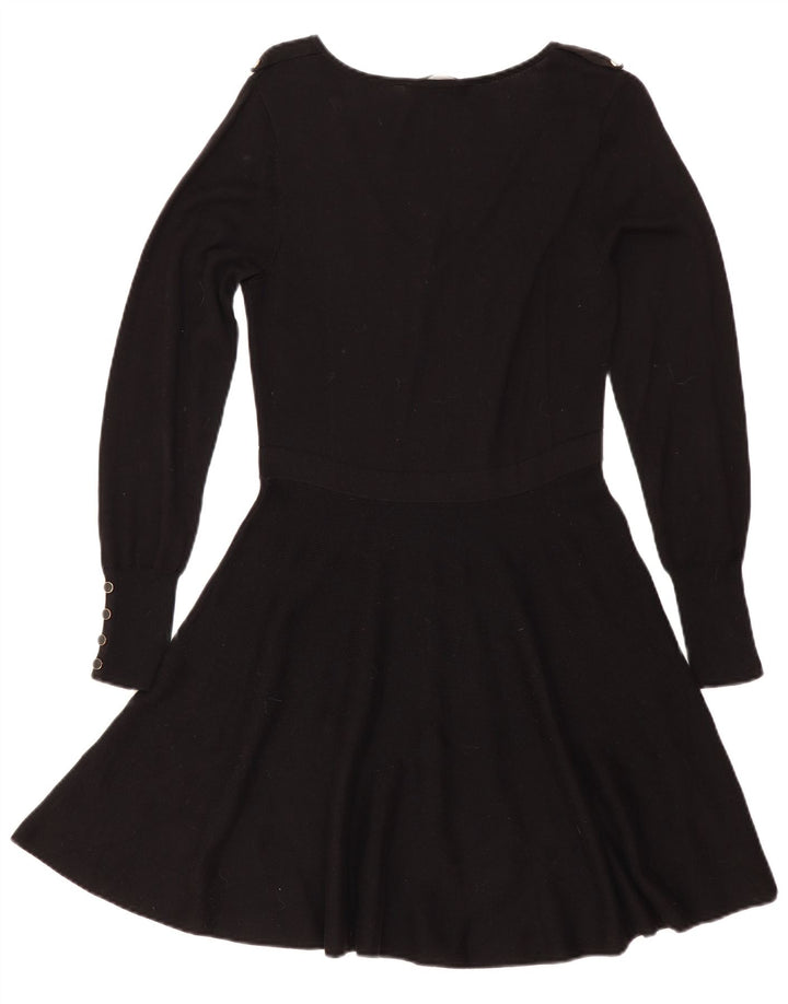 Vestido tipo jersey para mujer Oasis UK 40 Mediano Algodón negro