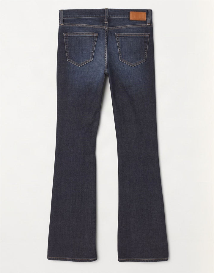 Vaqueros largos con corte bootcut para mujer Gap W26 L32 Algodón azul marino