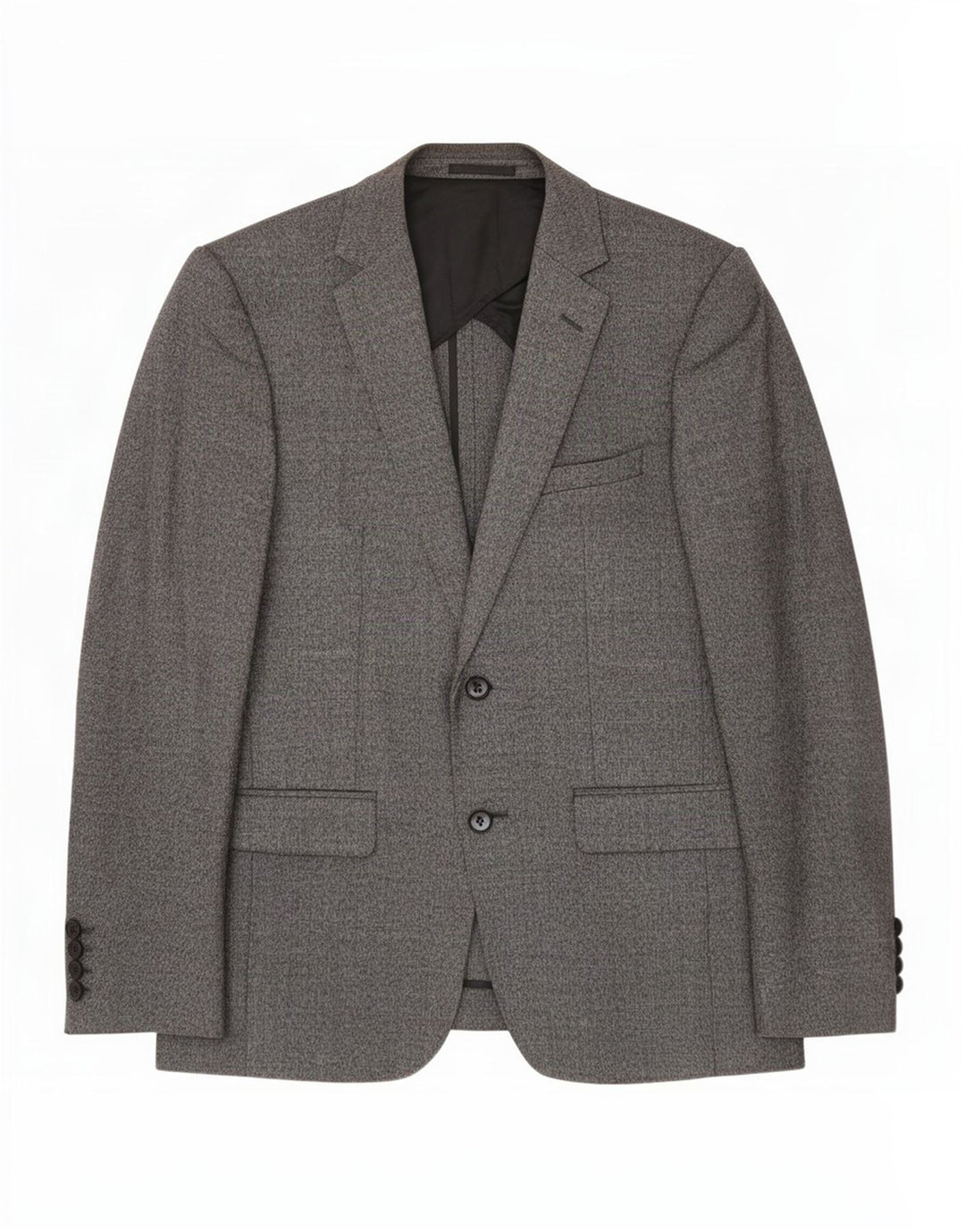 Chaqueta tipo blazer de 2 botones para hombre Reiss UK 38 Lana moteada gris medio