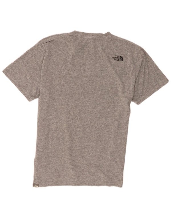 The North Face Camiseta gráfica para hombre Top grande de algodón gris