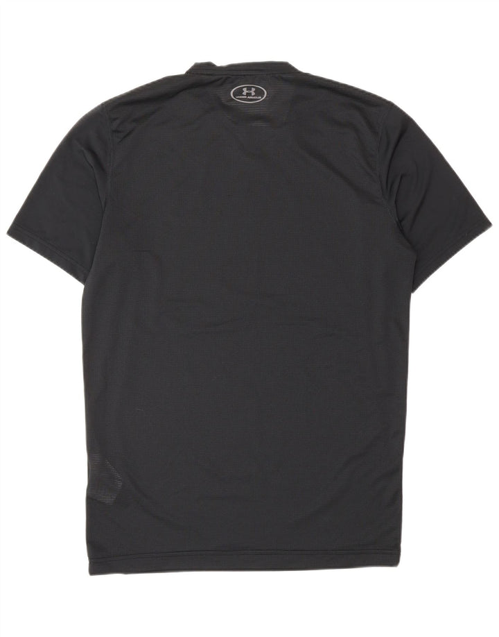 UNDER ARMOUR Camiseta Heat Gear para hombre Top Mediano Poliéster negro
