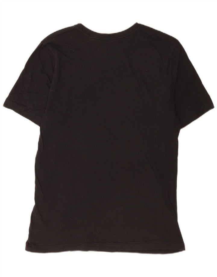 Nike - Camiseta gráfica para hombre, talla pequeña, algodón negro