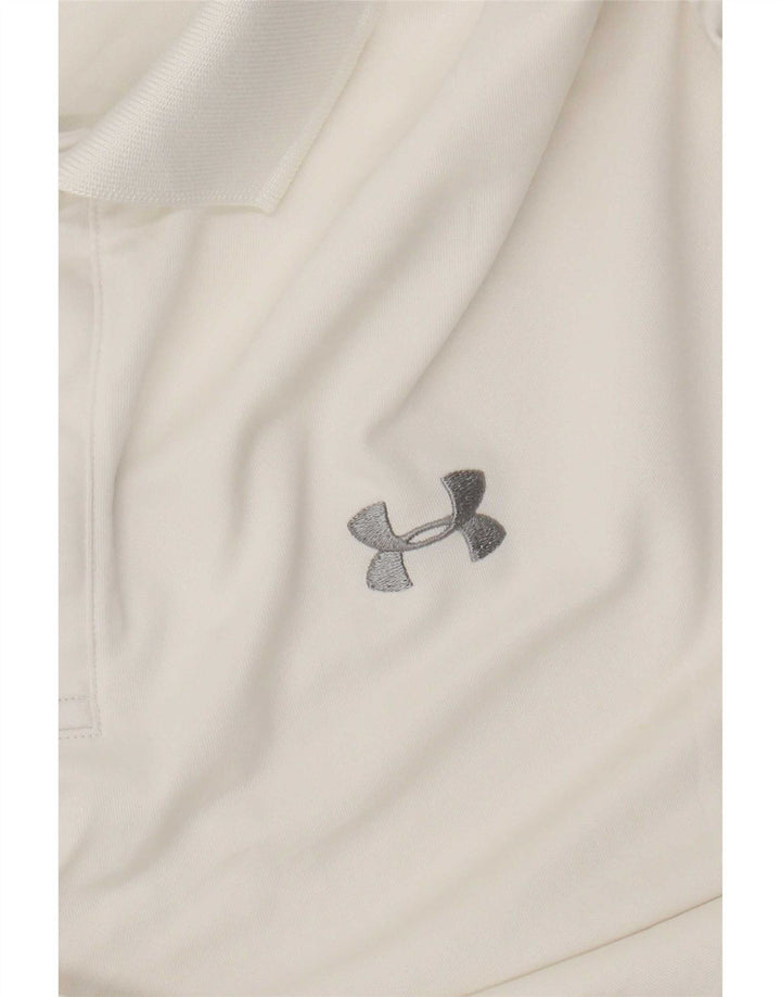 Under Armour Polo Hombre Blanco Grande