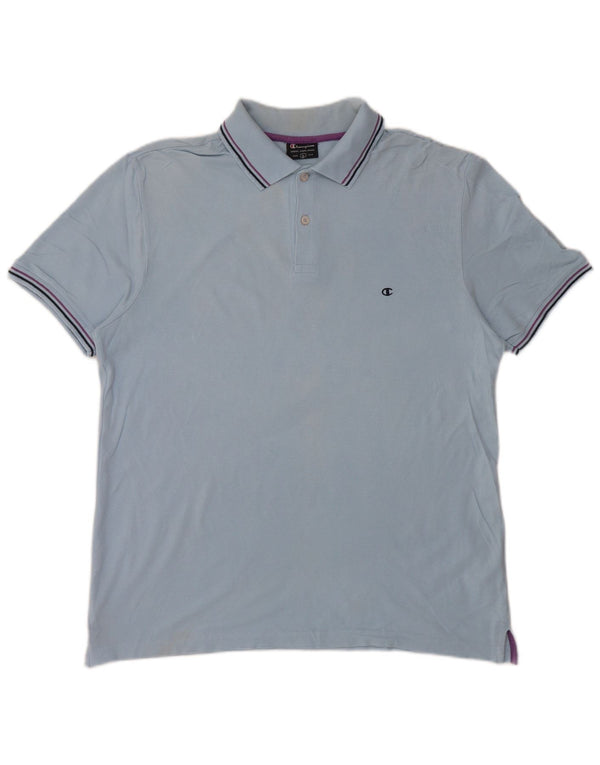 Champion Polo Para Hombre Grande Azul