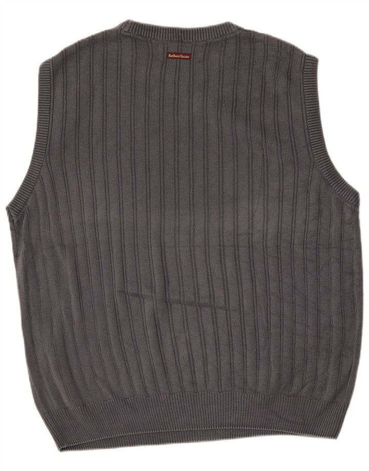 Marlboro Classics Chaleco para hombre Camiseta sin mangas XL Gris Algodón