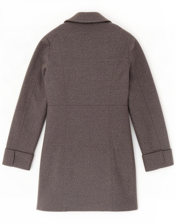 Abrigo Benetton Mujer IT 42 Lana Gris Medio