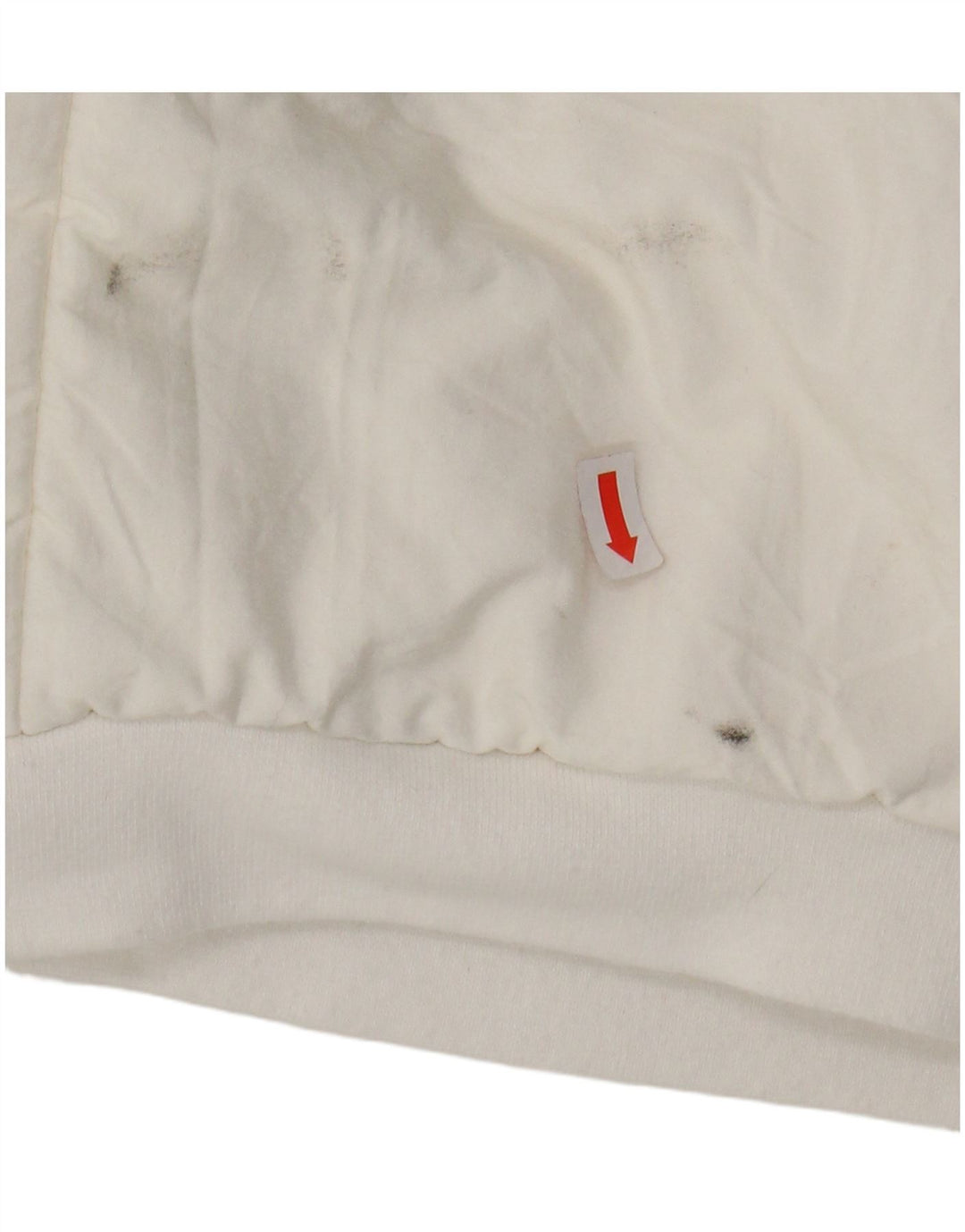 VINTAGE Abrigo cortavientos de gran tamaño para mujer EU 38 Poliamida blanca media