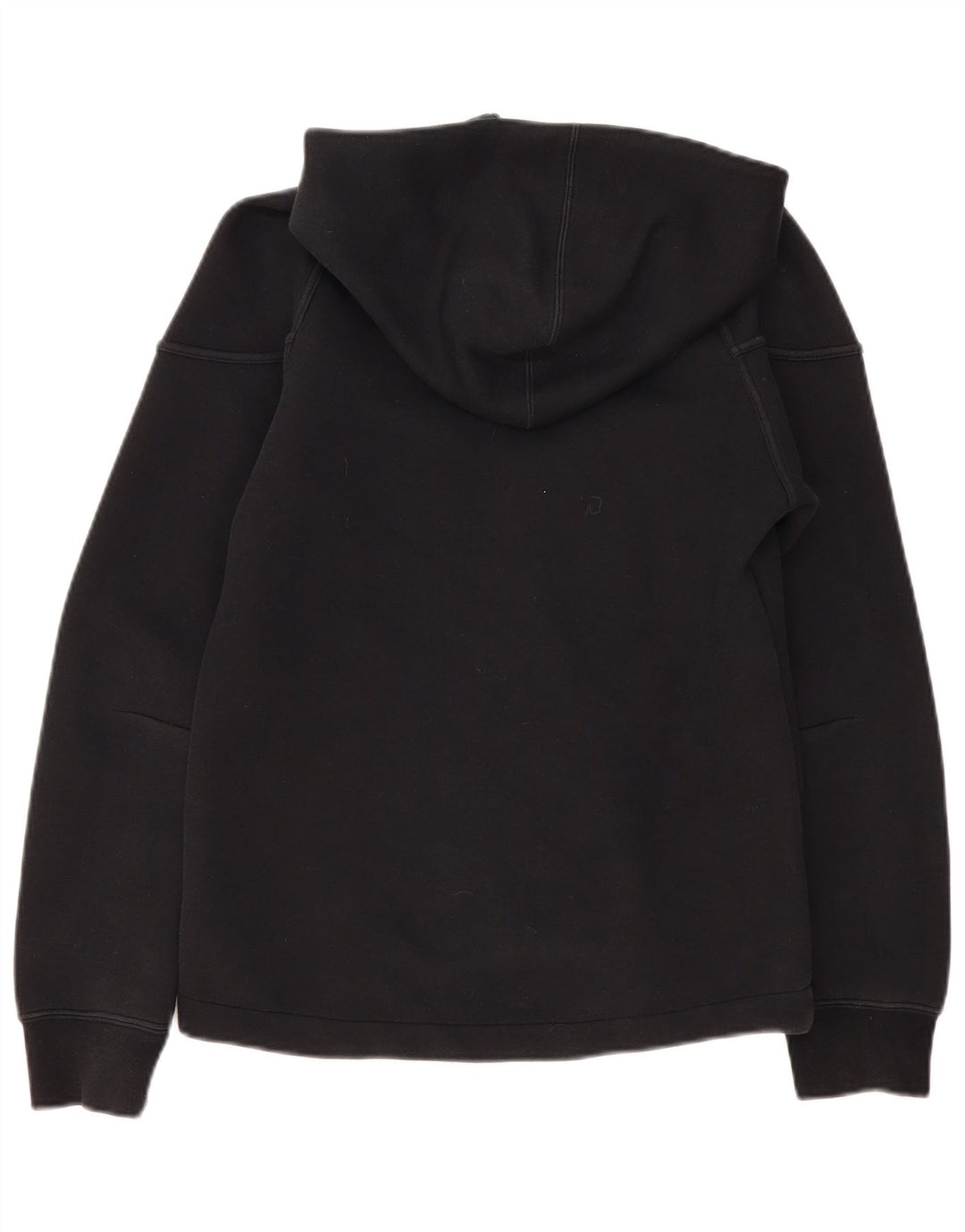 Nike - Sudadera con capucha y cremallera para hombre, talla pequeña, algodón negro