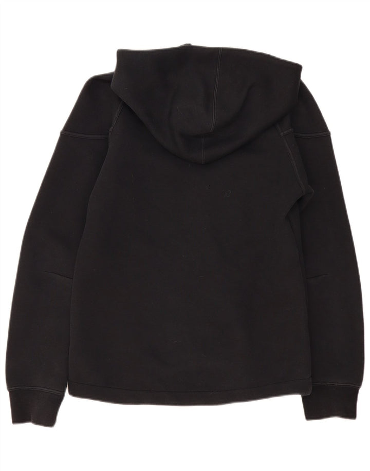 Nike - Sudadera con capucha y cremallera para hombre, talla pequeña, algodón negro
