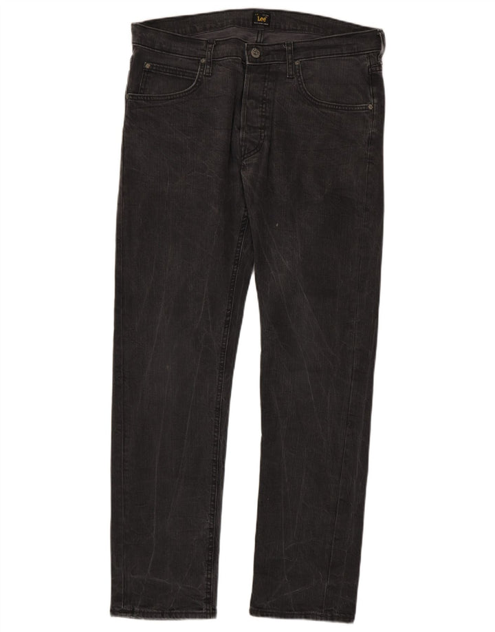 LEE Vaqueros rectos Daren para hombre W34 L32 Algodón gris