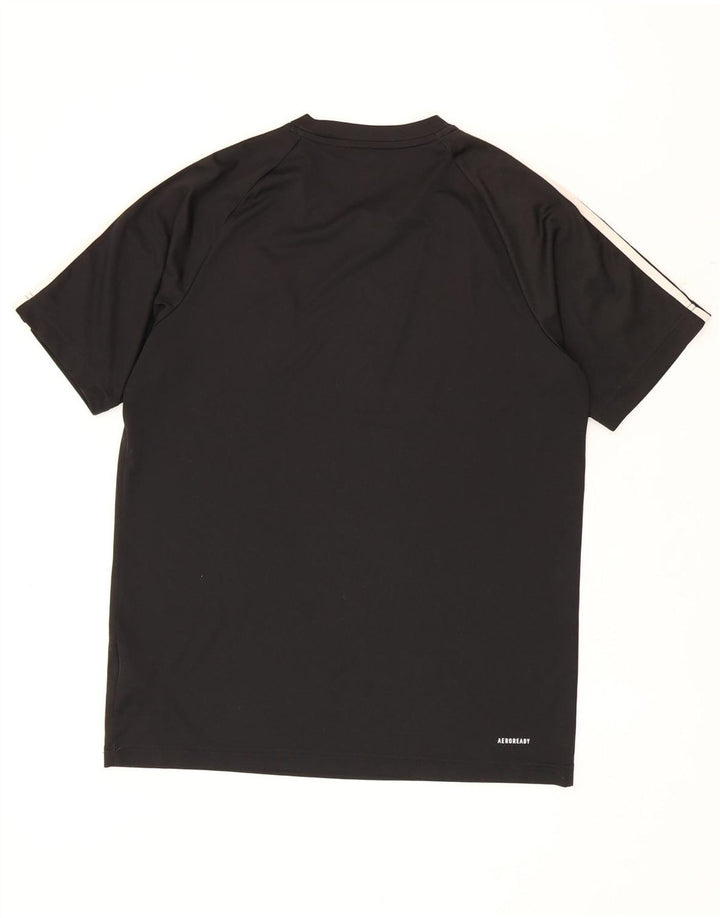 Adidas Hombre Aeroready Camiseta Top Mediano Negro Poliéster