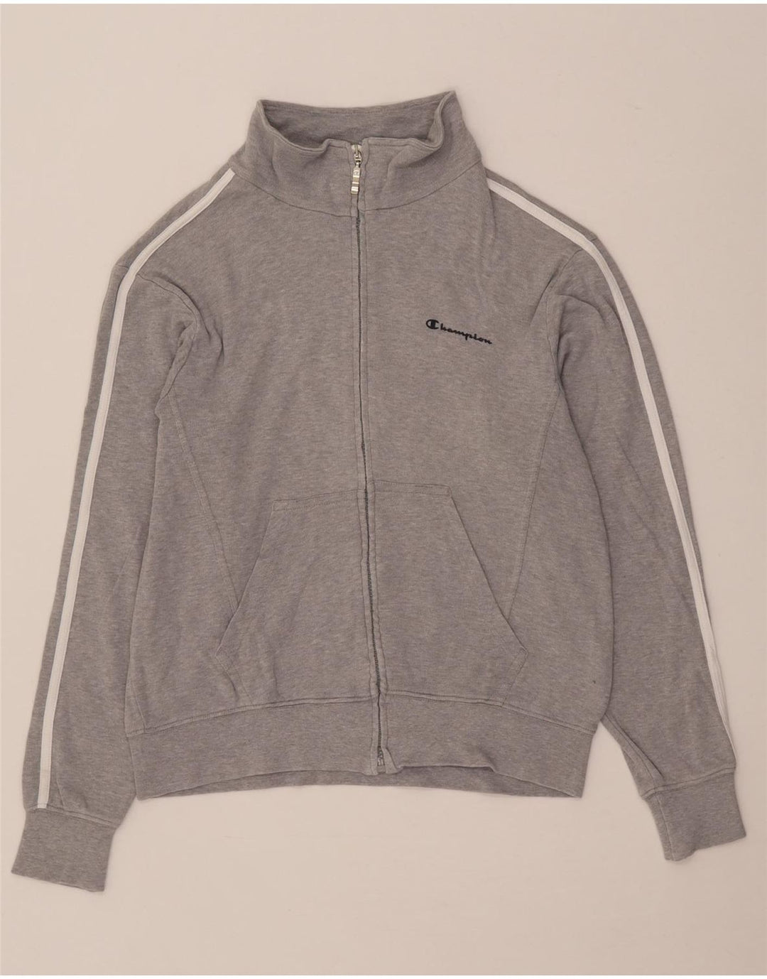 Champion Chaqueta de chándal extragrande para mujer UK 10 Small Grey Moteado
