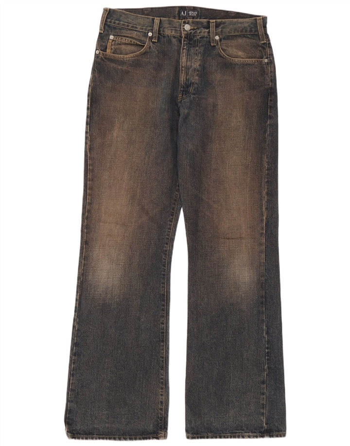 Vaqueros Armani Mujer Bootcut W34 L32 Algodón Azul Marino