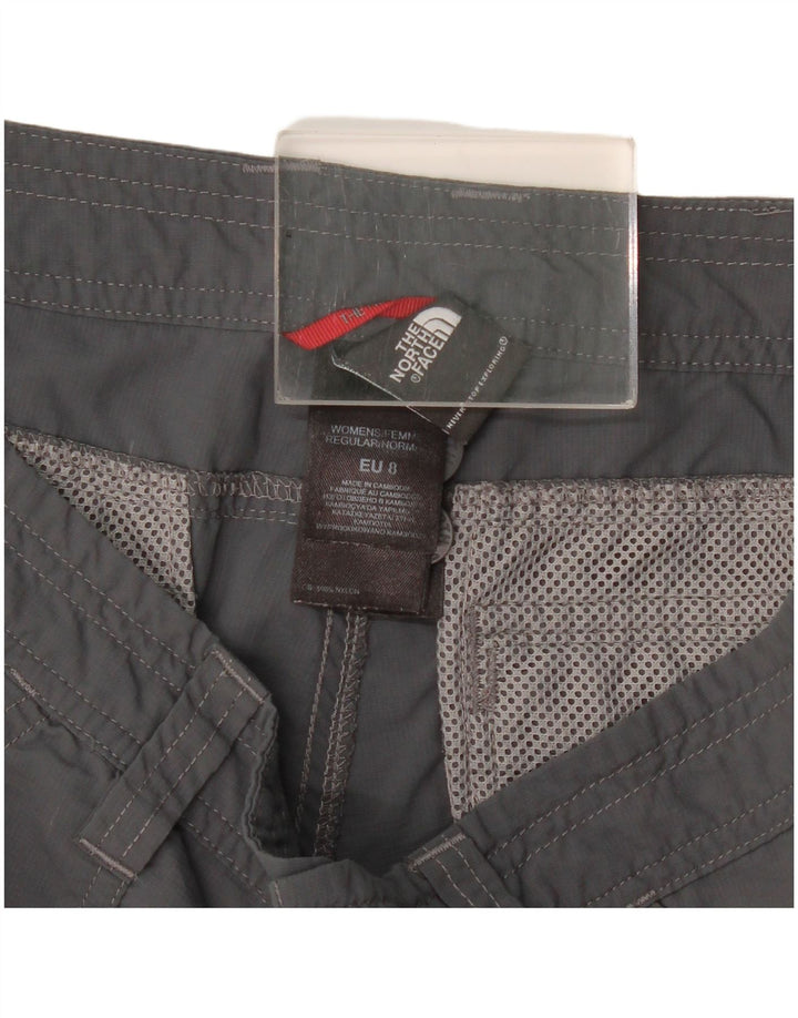 Pantalones cortos casuales para mujer The North Face EU 8 Medium W32 Nylon gris