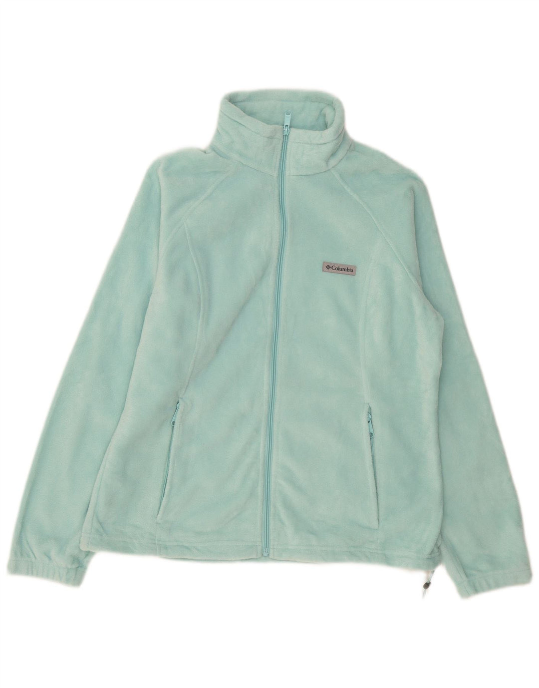 COLUMBIA Womens Fleece Jacket UK 18 XL Turquoise Polyester
