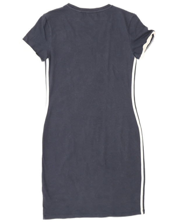 Jack Wills Vestido tipo camiseta para mujer UK 10 Small Azul marino Algodón