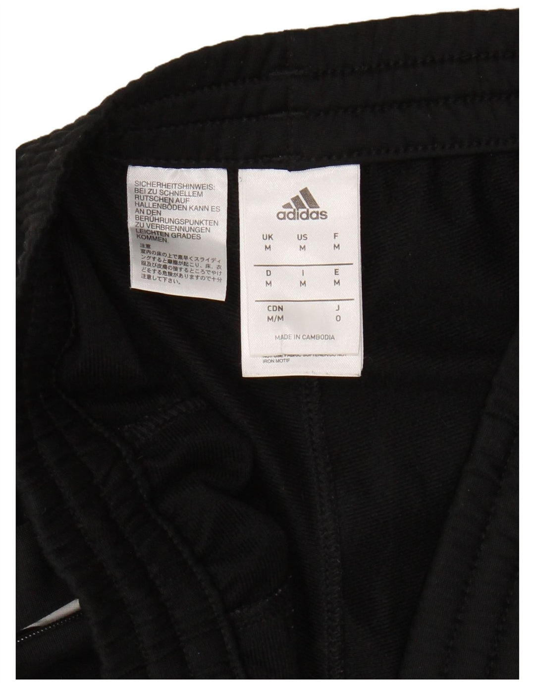 ADIDAS Pantalones de chándal para hombre Joggers Medium Negro Poliéster