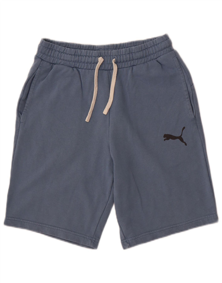 Puma Hombre Pantalones Cortos Deportivos Pequeño Algodón Azul