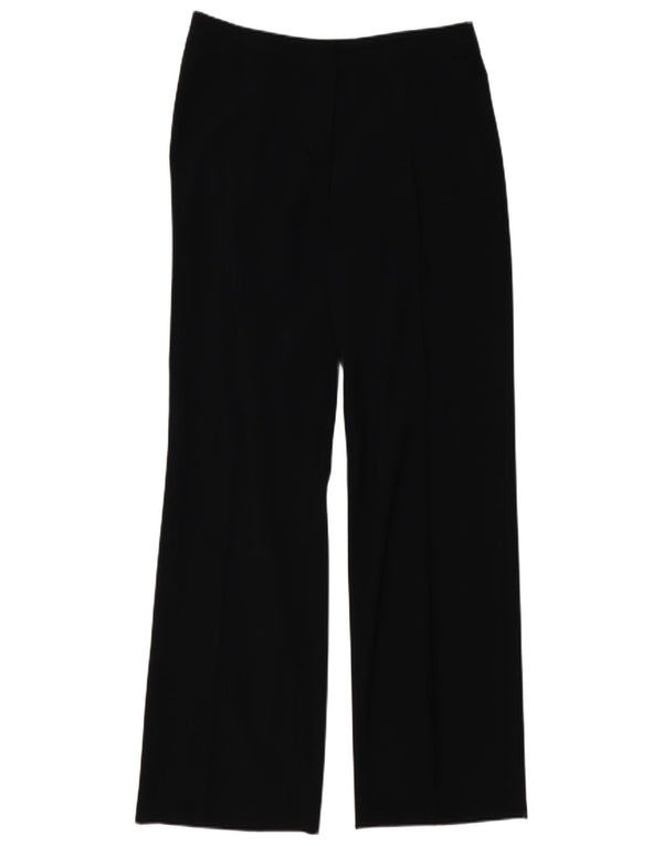 Hugo Boss Pantalones casuales de corte holgado para mujer UK 14 Large W32 L34 Negro