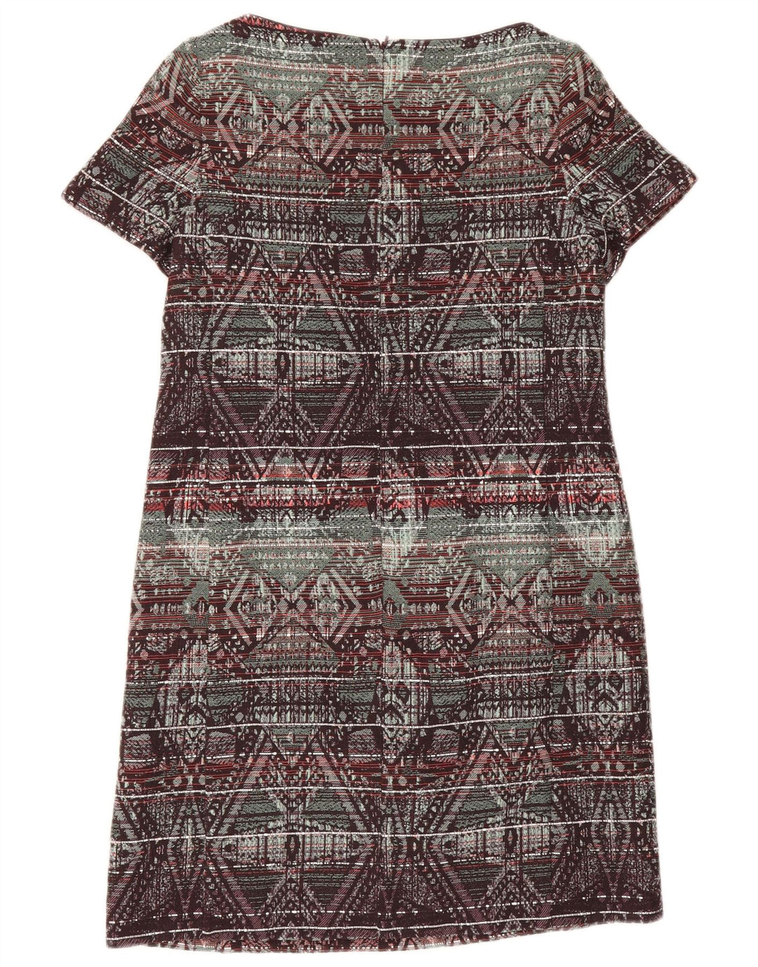 Monsoon Vestido recto para mujer UK 40 Mediano Algodón geométrico multicolor
