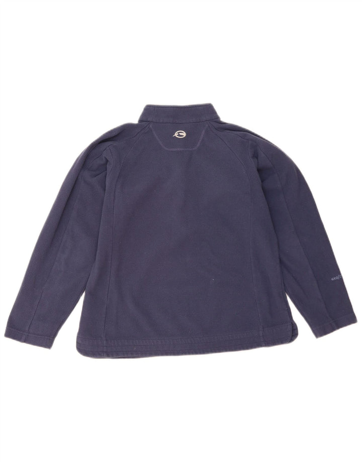 Sprayway Mujer Zip Neck Fleece Jumper UK 10 Small Azul Marino Poliéster