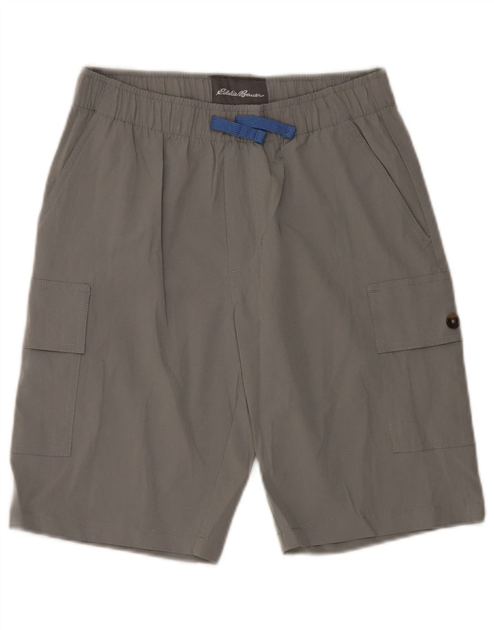 Eddie Bauer Pantalones cortos deportivos para niños 13-14 años Grande Gris Poliéster
