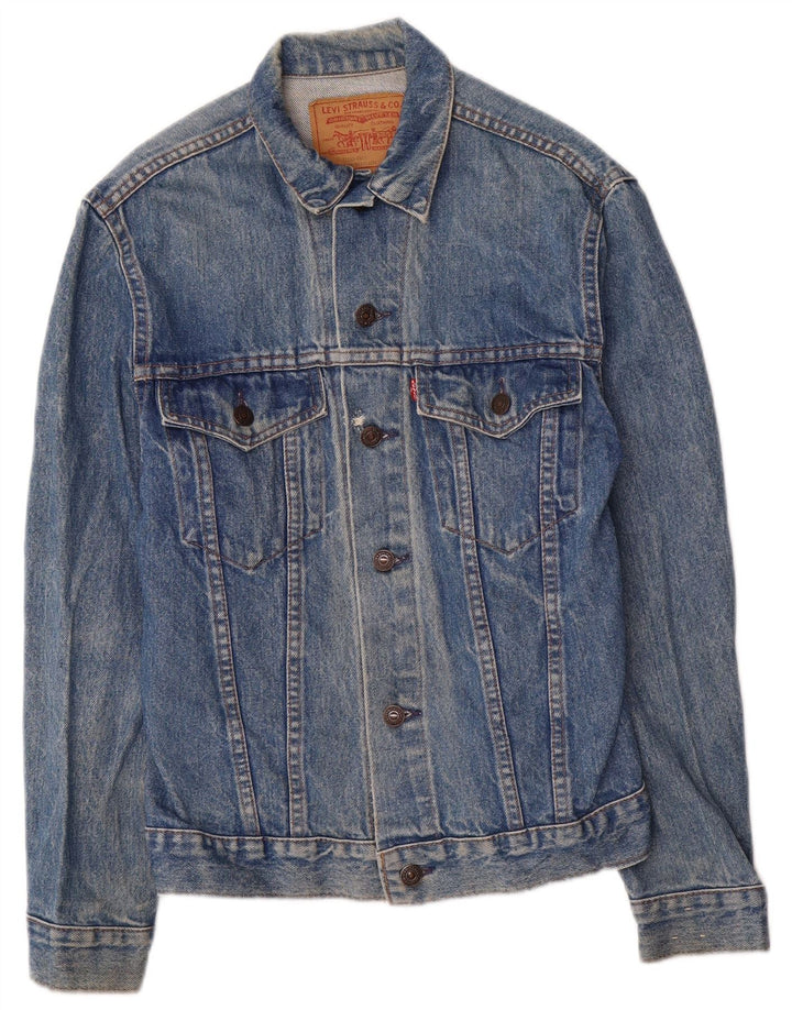 Levi's Chaqueta Vaquera para Mujer UK 8 Small Azul