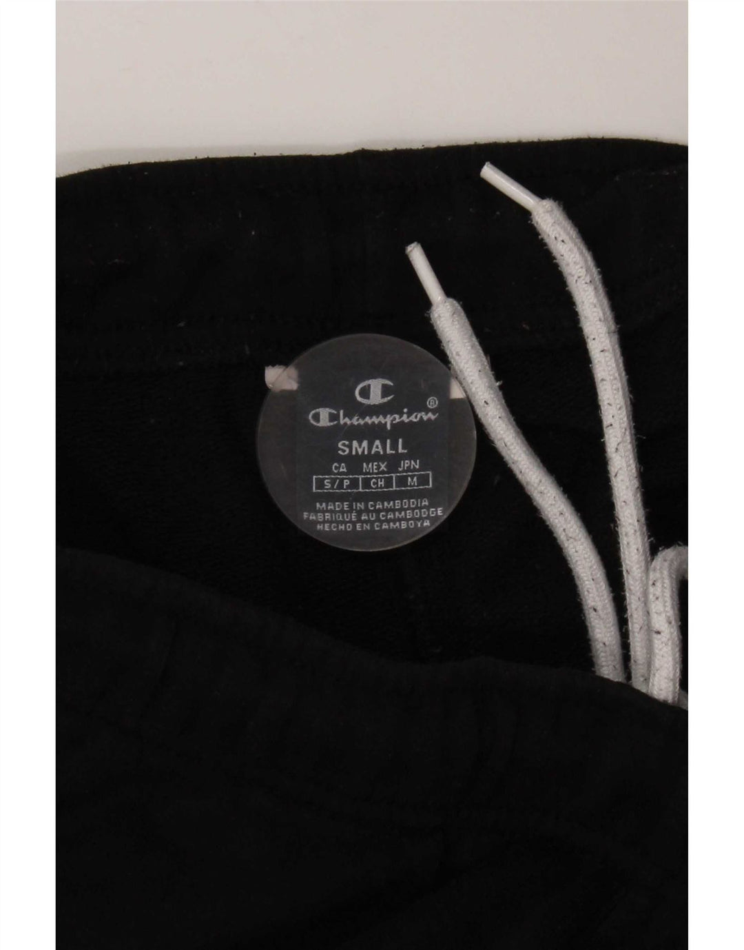 Champion Pantalones De Chándal Con Gráficos Para Hombre Joggers Small Black