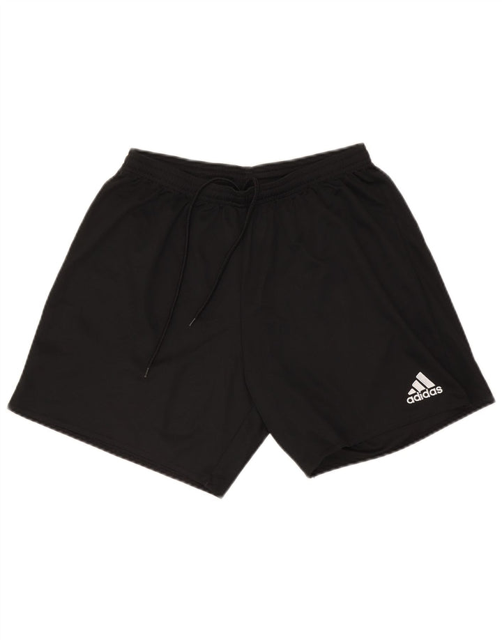 Adidas - Pantalones cortos deportivos Aeroready para hombre, tamaño grande, poliéster negro