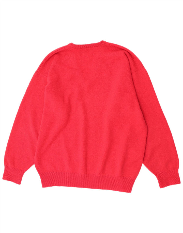 Pringle Jersey De Corte Regular Con Cuello En V Para Hombre De Lana Roja Mediana