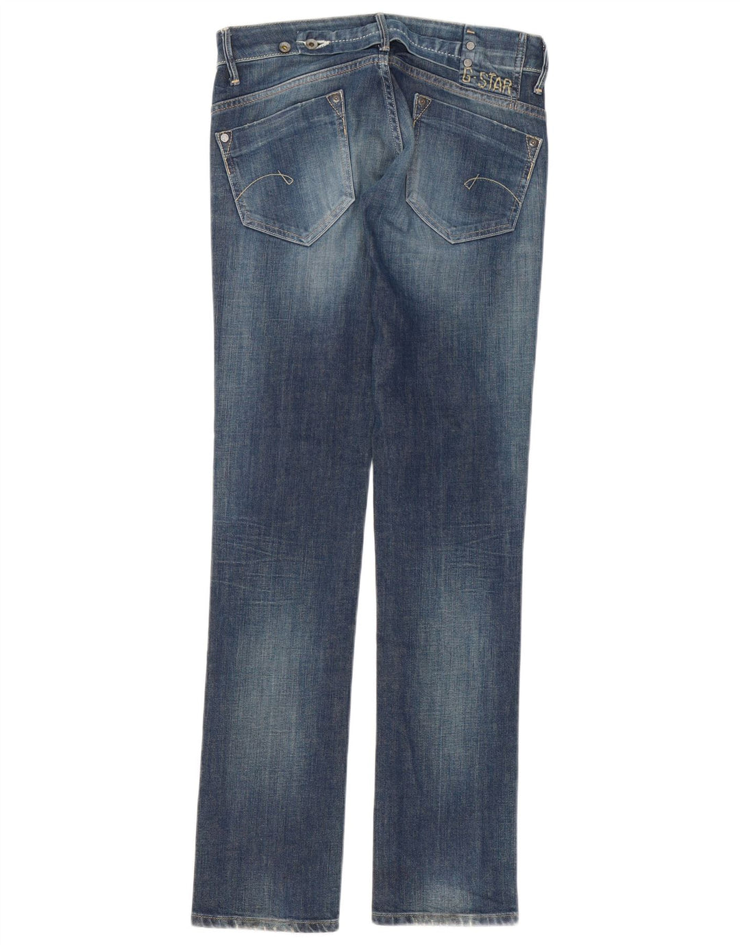 Vaqueros ajustados para mujer G-Star W27 L34 Algodón azul