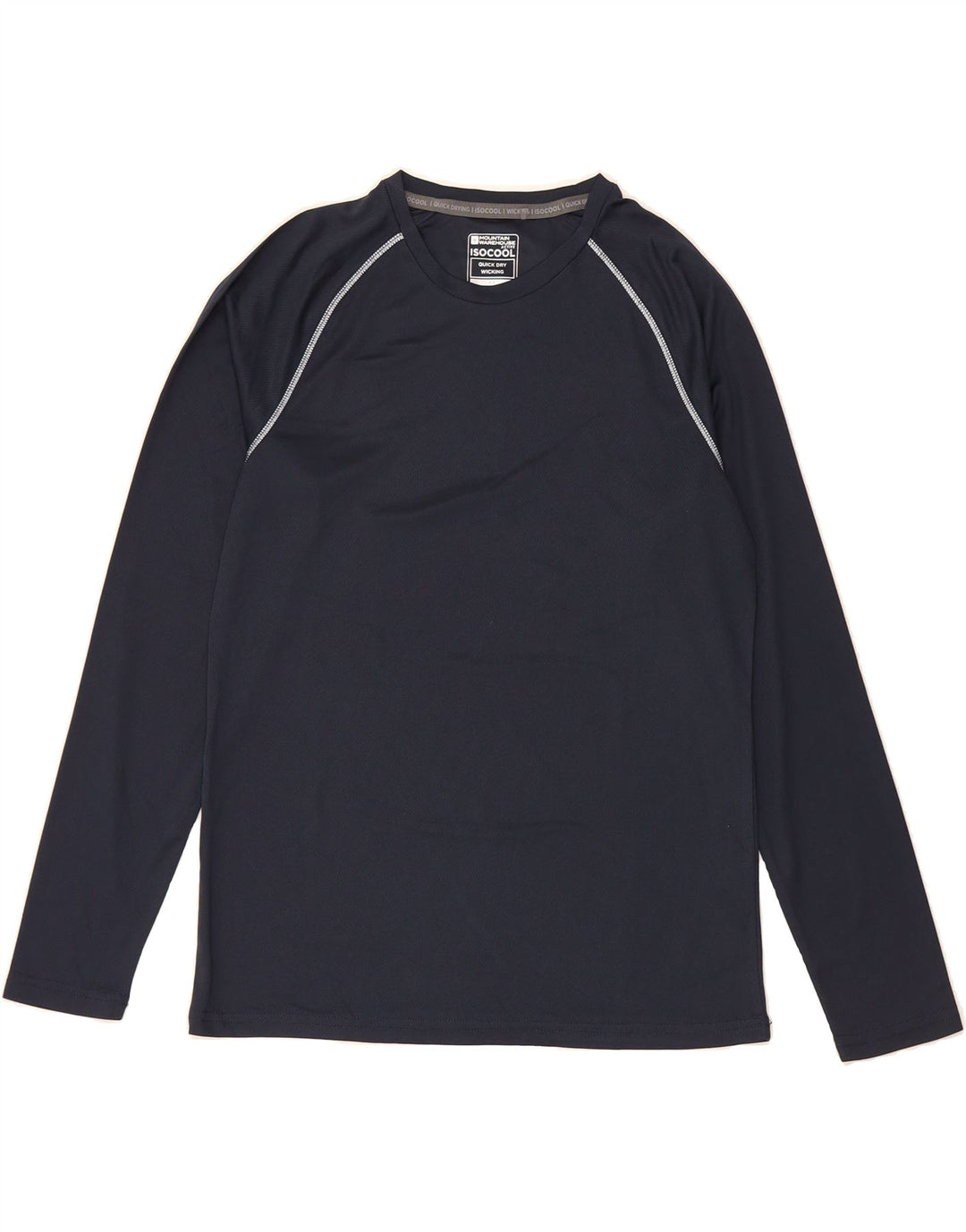 MOUNTAIN WAREHOUSE Mens Top Long Sleeve Small Navy Blue Polyester Vintage Mountain Warehouse and Second-Hand Mountain Warehouse from Messina Hembry 
