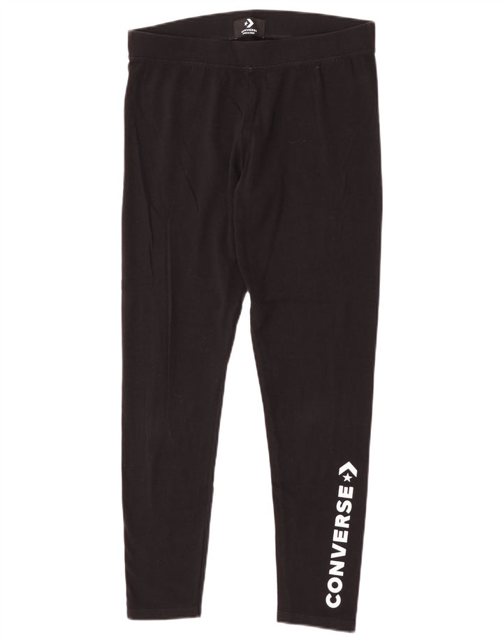 Leggings Converse Estampados De Algodón Negro Medio Para Mujer