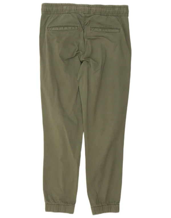 Zara Mens Joggers Chino Trousers Small W28 L28 Green