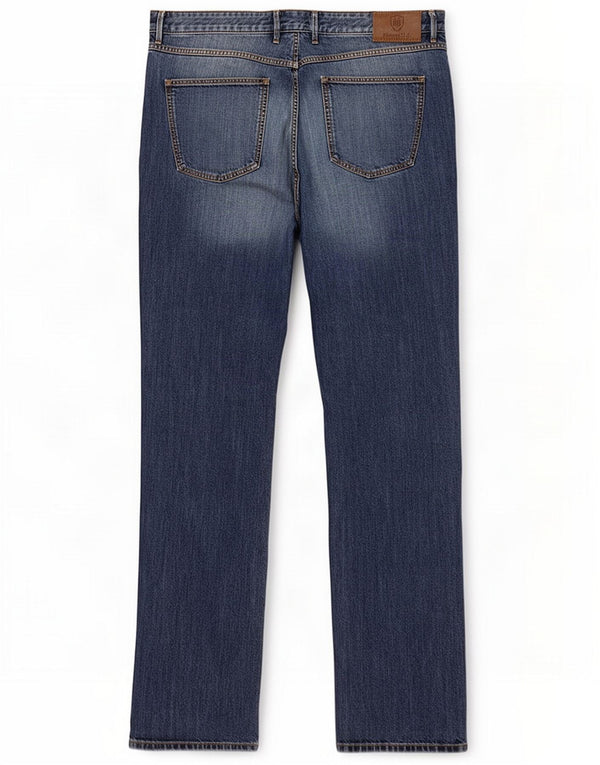 Massimo Dutti Jeans rectos para hombre EU 48 XL W38 L34 Azul Algodón