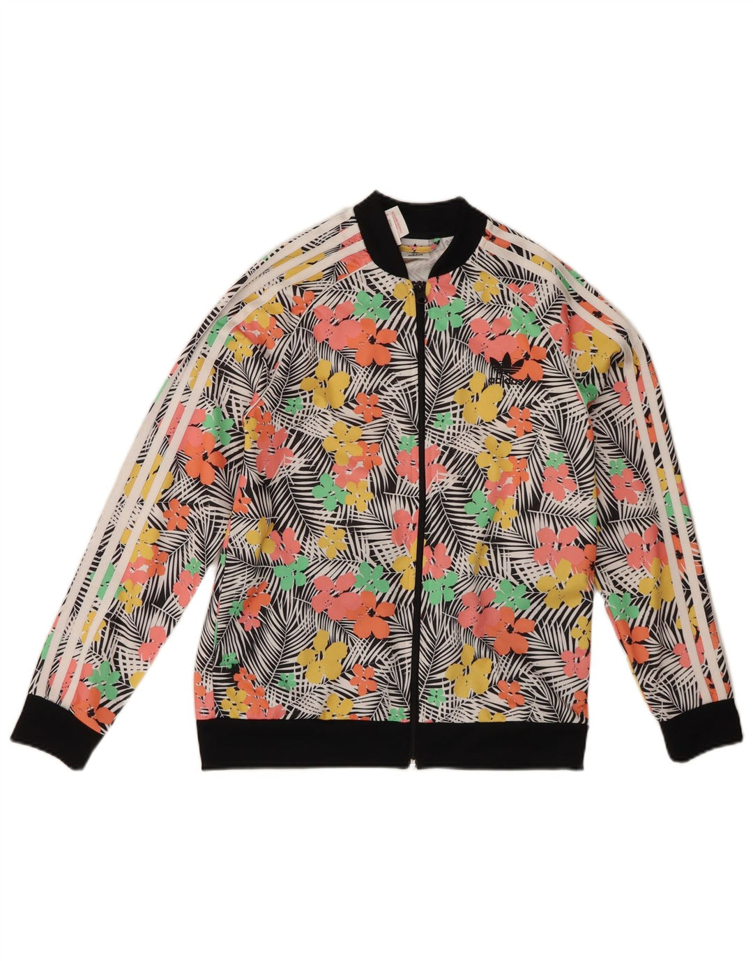Adidas - Chaqueta de chándal para niña, 13-14 años, multicolor, floral